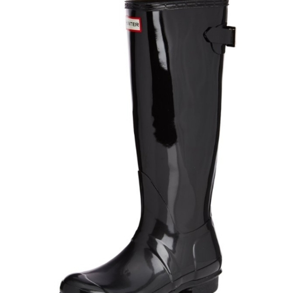 Hunter Shoes - Hunter Women's Original Tall Rain Boots, Size: 5 (Medium) - Black